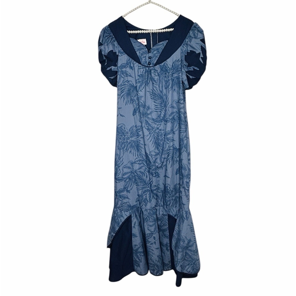 Elegant Blue Maxi Dress